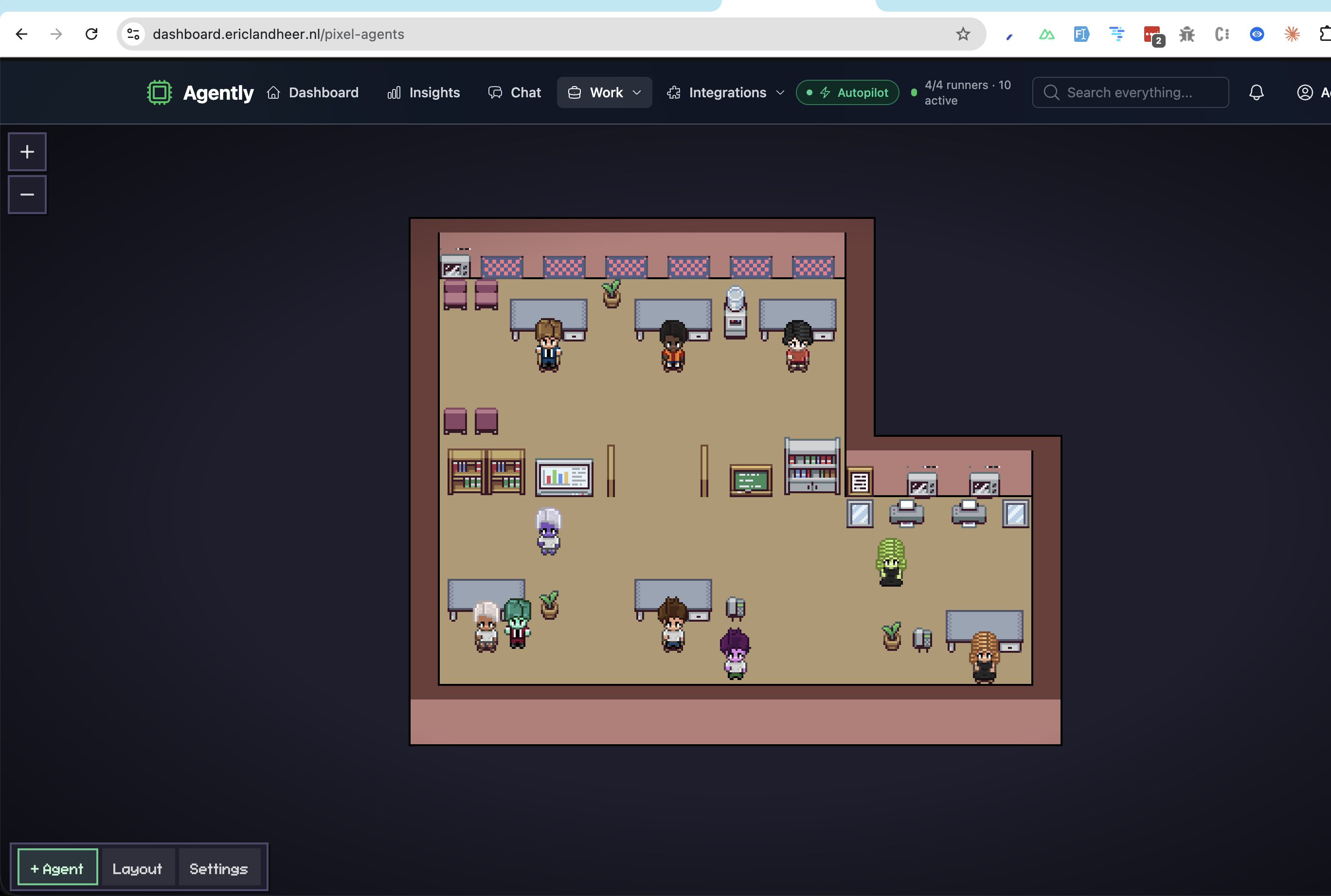 Pixel Agents office screenshot